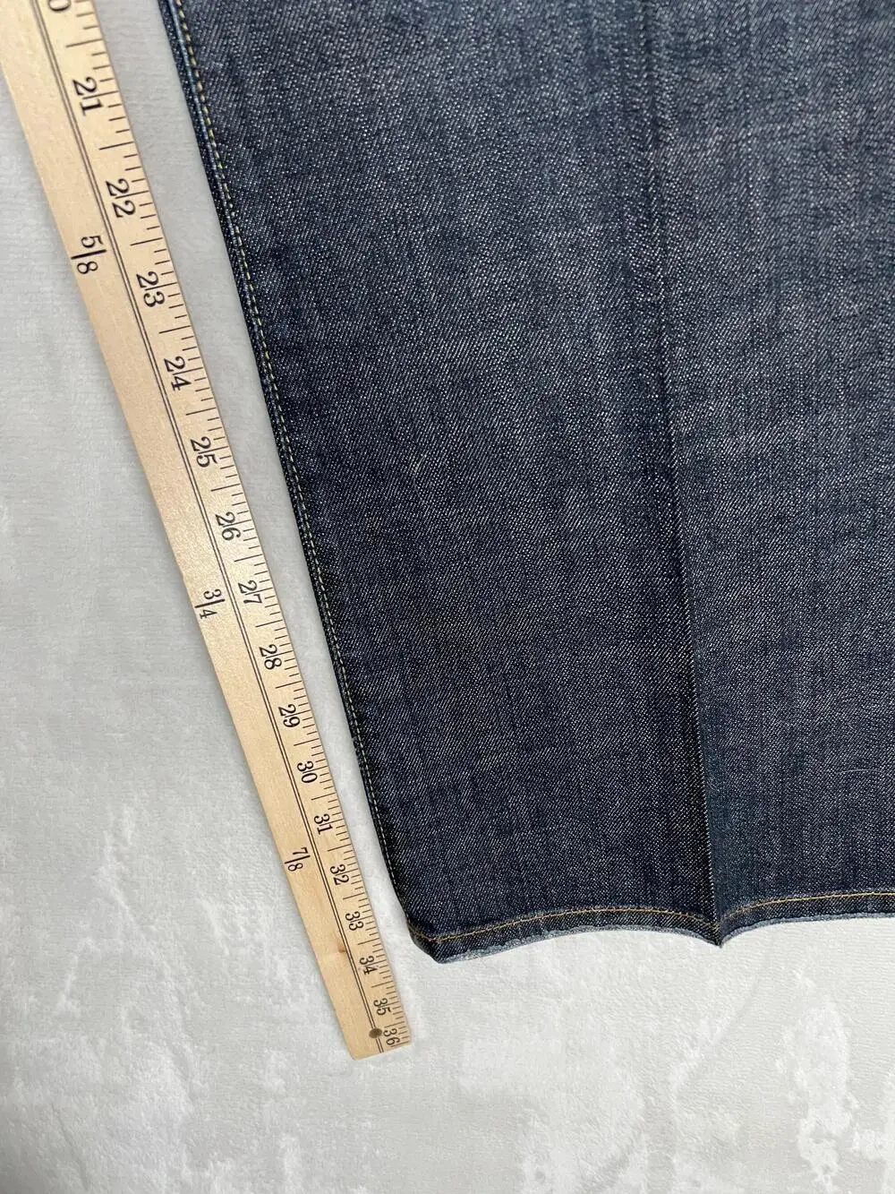 VTG Lucky Brand Relaxed Bootleg Jeans Mens 38x34 Blue Bootcut Stretch Denim USA